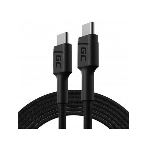 USB til USB-C Adapter Green Cell KABGC29 Sort 2 m