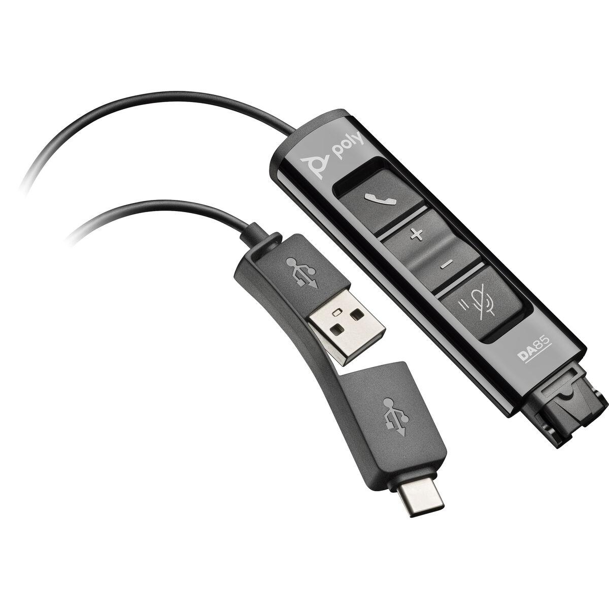 HP 786C7AA hovedtelefoner - USB, sort billede
