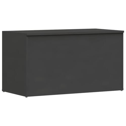 Opbevaringskasse 84x42x46 cm konstrueret træ grå