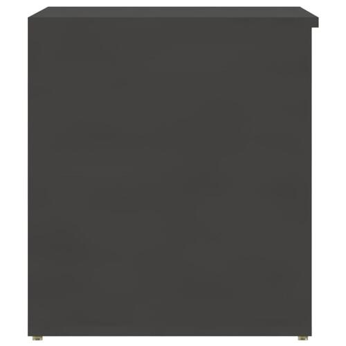 Opbevaringskasse 84x42x46 cm konstrueret træ grå