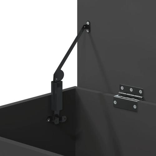 Opbevaringskasse 84x42x46 cm konstrueret træ grå