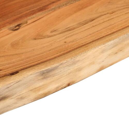 Væghylde 80x20x3,8 cm rektangulær massivt akacietræ