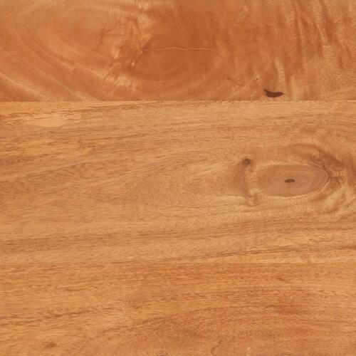 Skænk 60x33,5x75 cm massivt mangotræ brun og sort