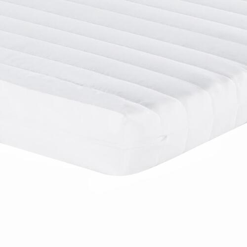 Daybed med udtræk og madras 90x190 cm stof mørkegrå