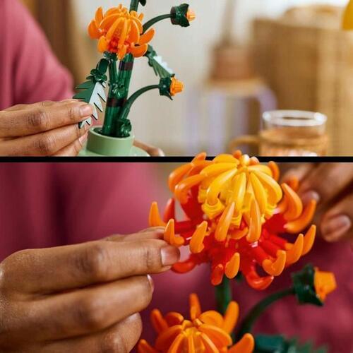 Lego Chrysanthemum Flower Arrangement 10368 - byggesæt, multifarvet