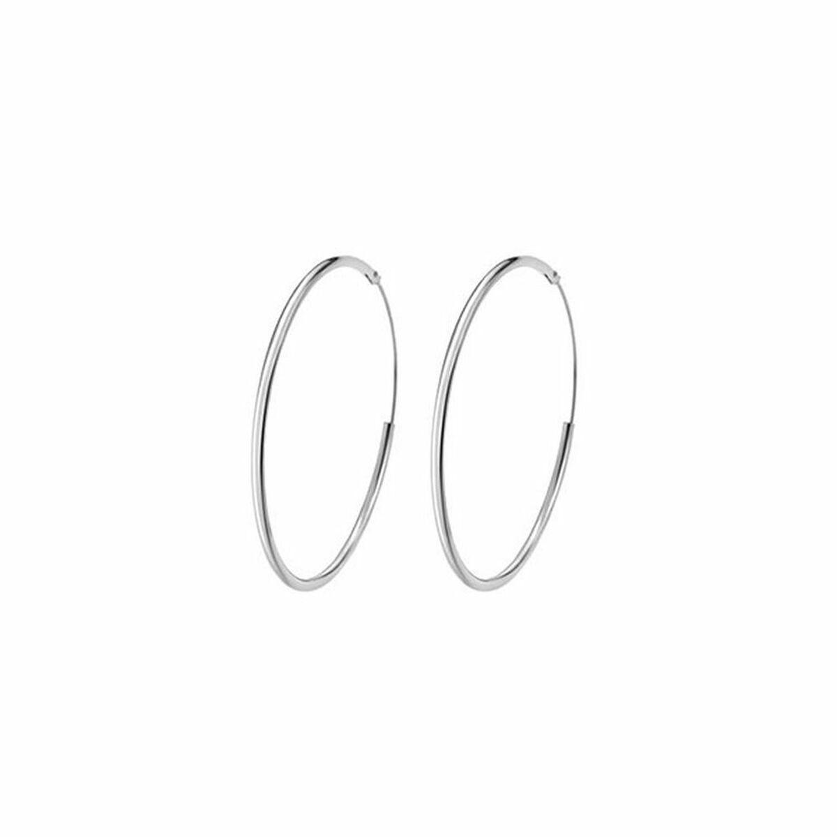 Lotus Øreringe til kvinder WS01123/50 - sølvfarvede hoops