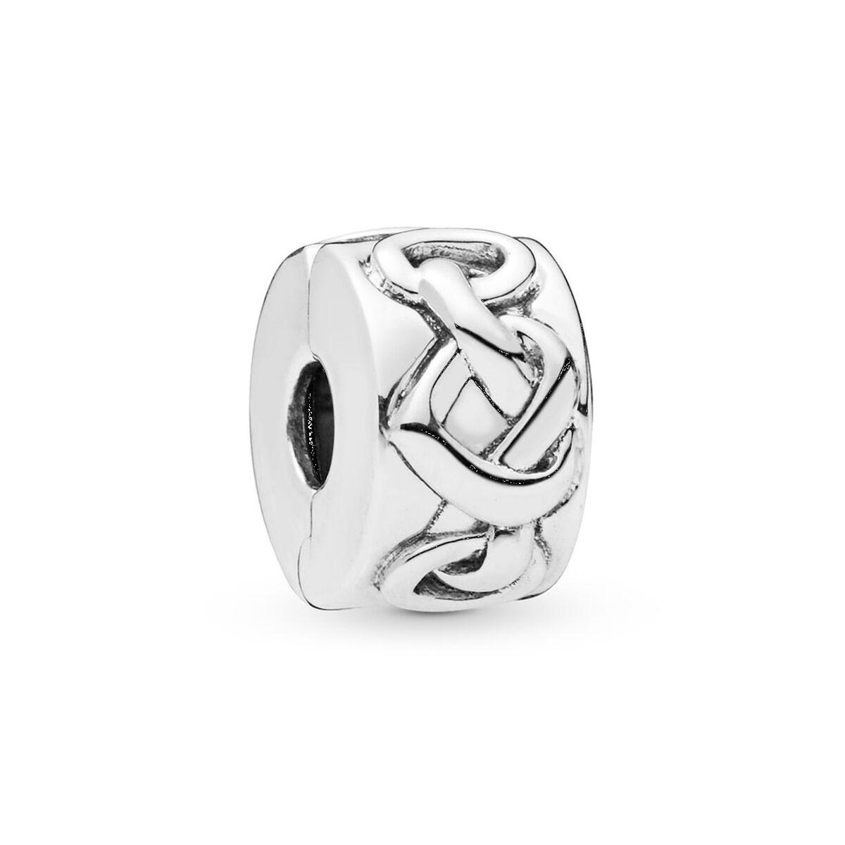 Charm til kvinder Pandora KNOTTED HEARTS CLIP