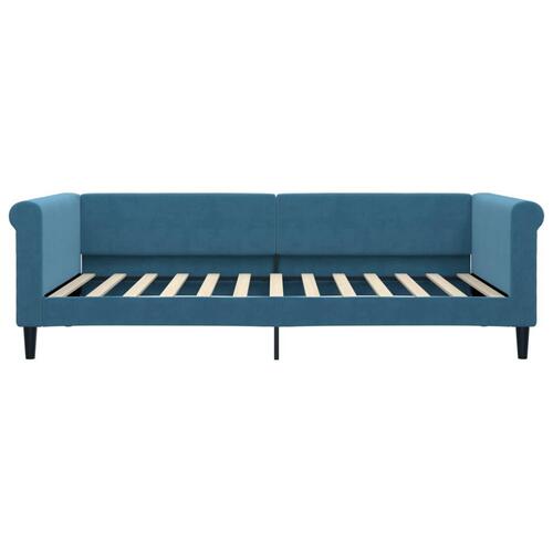 Daybed 100x200 cm velour blå
