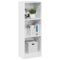 Skab 40x24x109 cm konstrueret træ hvid højglans