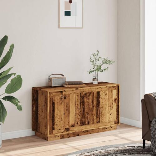 Skænk 102x35x55 cm konstrueret træ antikt trælook