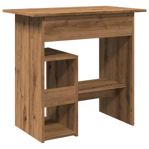 Skrivebord 80x45x74 cm konstrueret træ kunsteg
