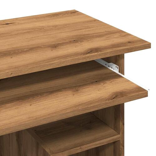 Skrivebord 80x45x74 cm konstrueret træ kunsteg