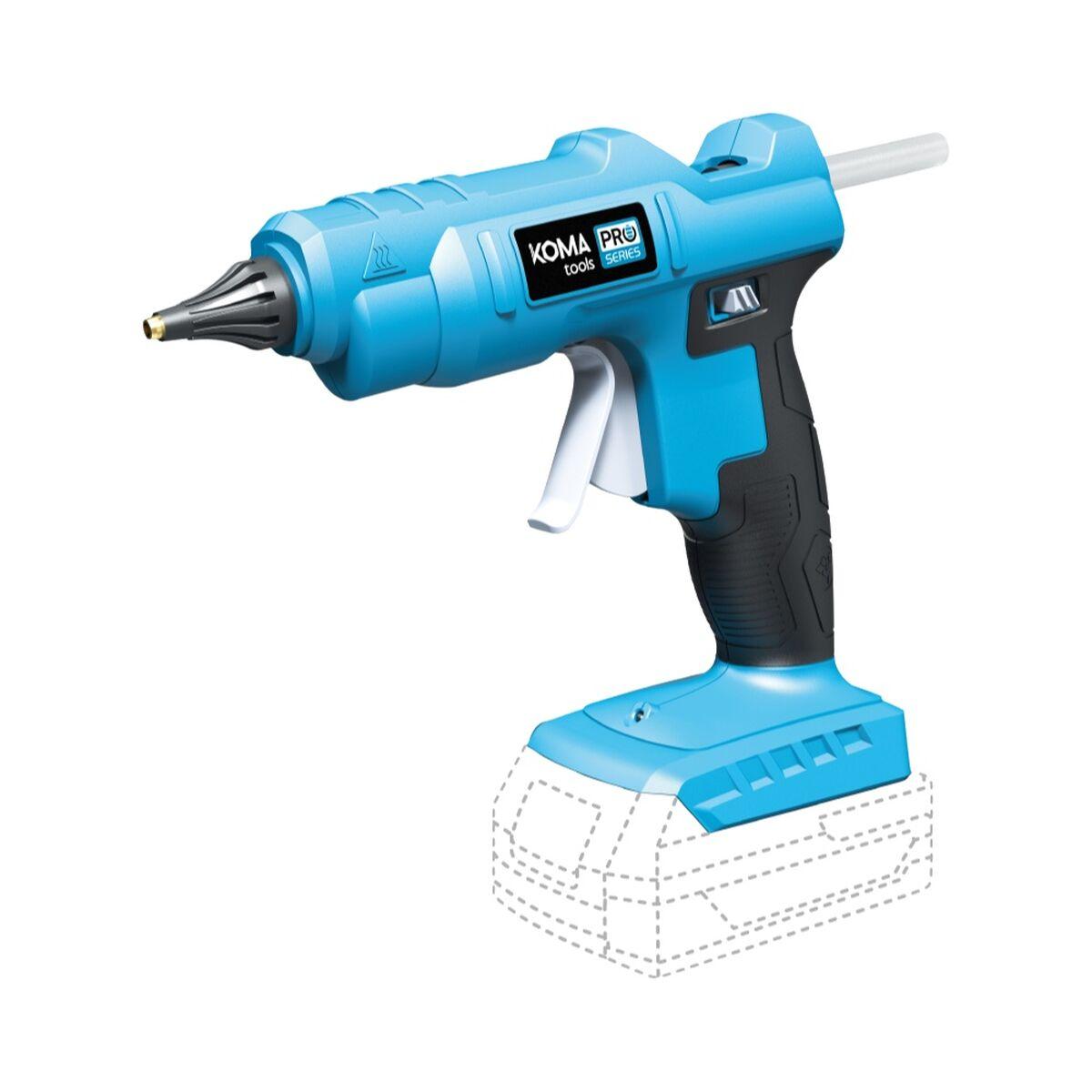 Koma Tools limpistol 20 V - blå/sort, 19,5 × 6,8 × 19,4 cm