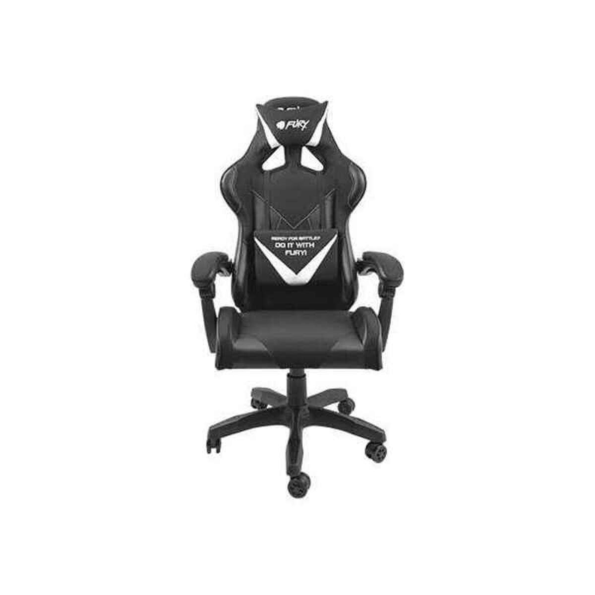Fury Avenger L gaming-stol - sort/hvid billede