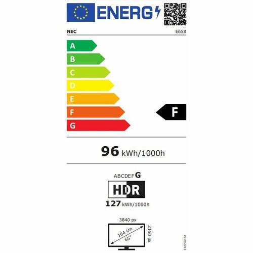 Videovæg Monitor NEC 60005059 LED 4K Ultra HD 65" 60 Hz 65"