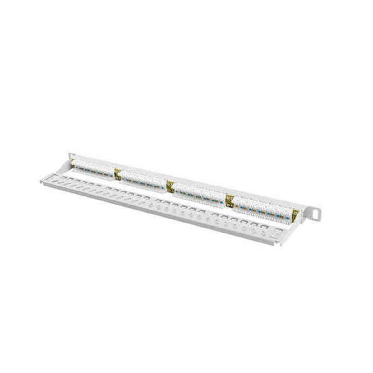 Lanberg 24-port UTP Cat6 patchpanel - PPU6-0024-S, grå