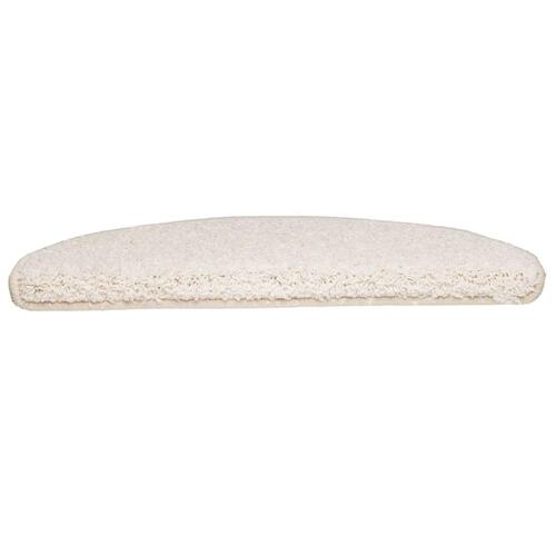 Trappemåtter 10 stk. 65x21x4 cm hvid