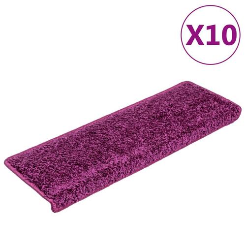 Trappemåtter 10 stk. 65x21x4 cm violet