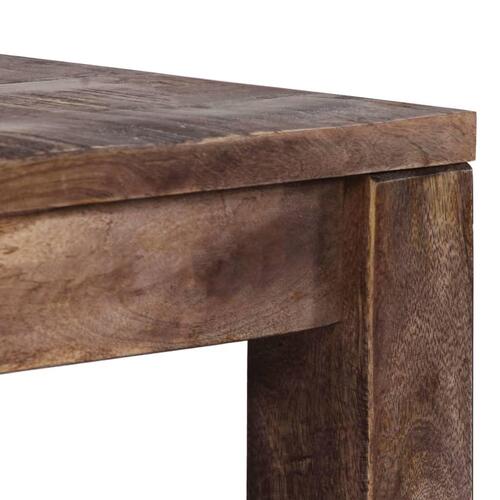 Sofabord massivt mangotræ 50 x 50 x 35 cm