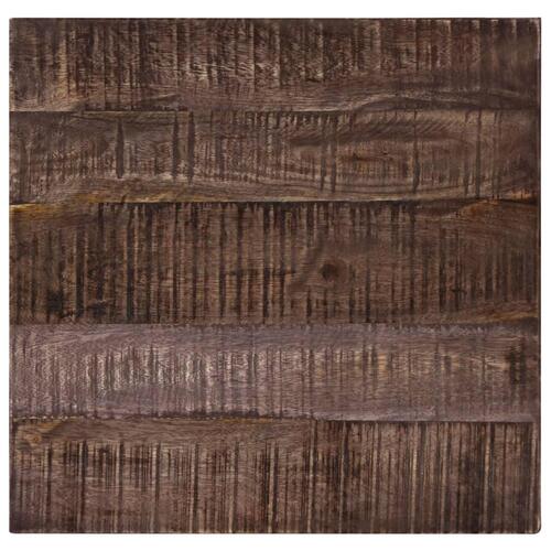 Sofabord massivt mangotræ 50 x 50 x 35 cm