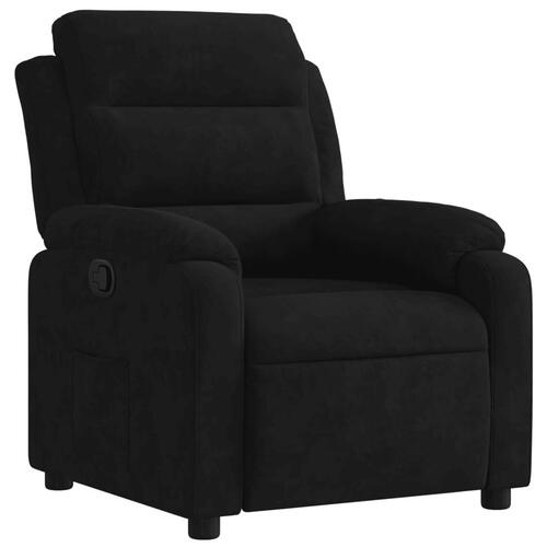 Lænestol velour sort
