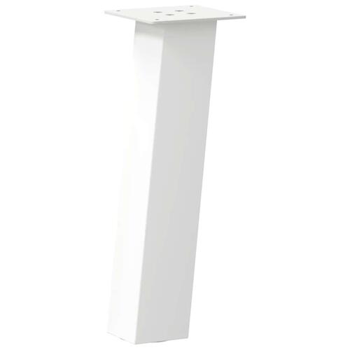Sofabordben 4 stk. 42 cm stål hvid