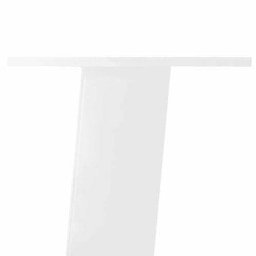 Sofabordben 4 stk. 42 cm stål hvid