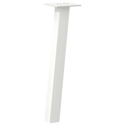 Sofabordben 4 stk. 30 cm stål hvid