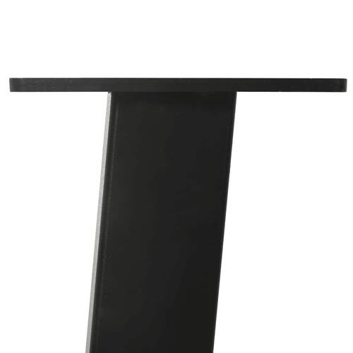 Sofabordben 4 stk. 42 cm stål sort