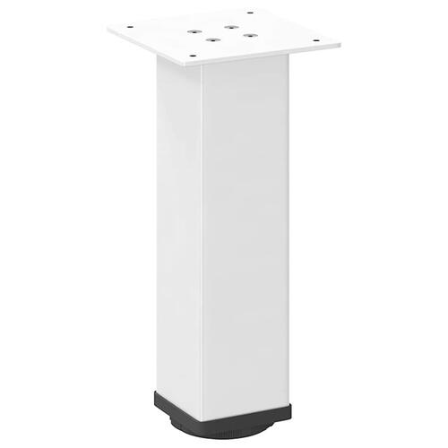 Sofabordben 4 stk. 42-44 cm stål hvid