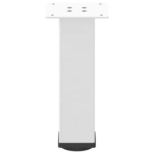 Sofabordben 4 stk. 42-44 cm stål hvid