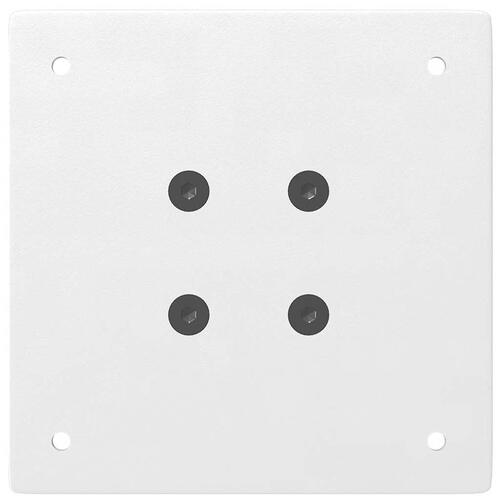 Sofabordben 4 stk. 42-44 cm stål hvid