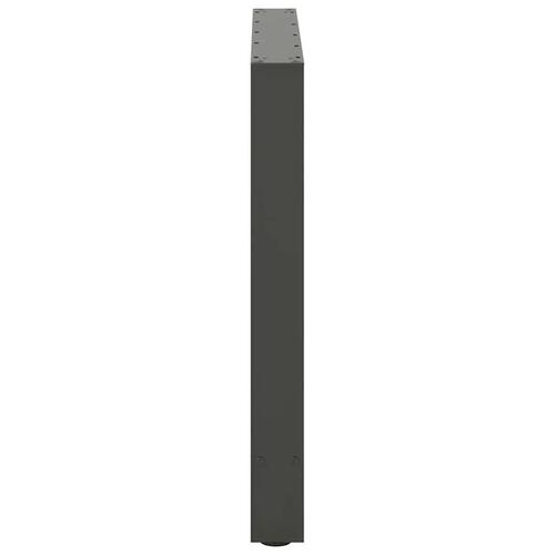 Sofabordben 2 stk. 70x(72-73) cm stål antracitgrå