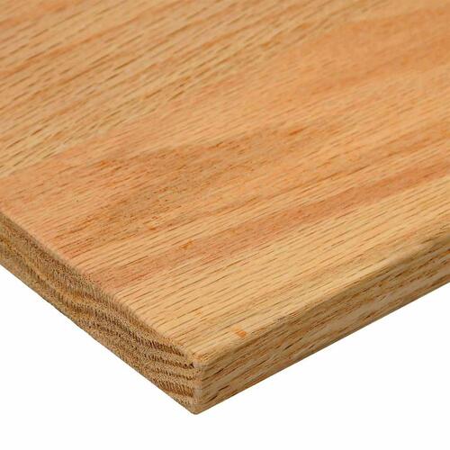 Trappemåtter 20 stk lysebrun 100x25x2 cm massivt egetræ