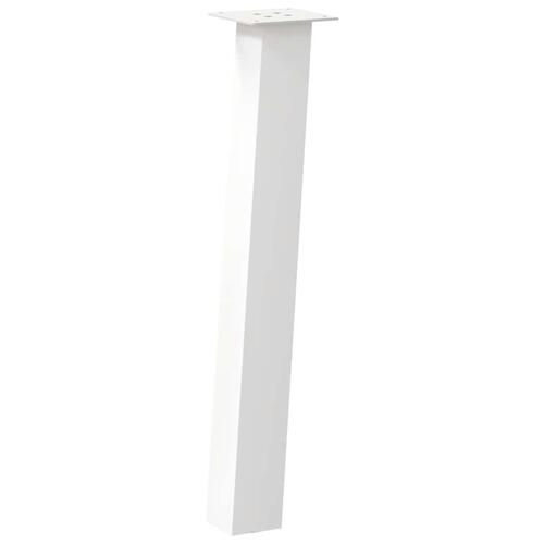 Sofabordben 4 stk. 72 cm stål hvid