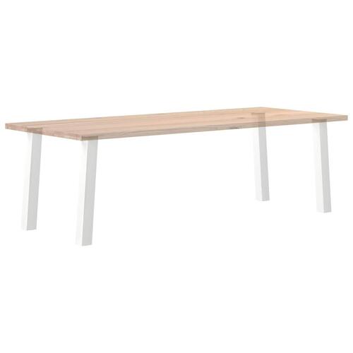 Sofabordben 4 stk. 72 cm stål hvid