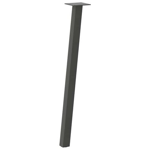 Sofabordben 4 stk. 72 cm stål antracitgrå