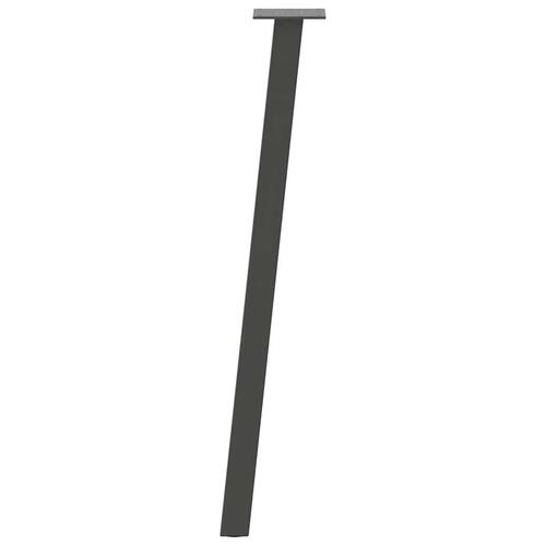 Sofabordben 4 stk. 72 cm stål antracitgrå