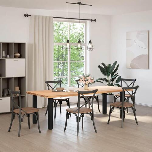 Sofabordben 4 stk. 72-74 cm stål sort