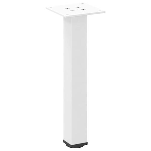 Sofabordben 4 stk. 42-44 cm stål hvid