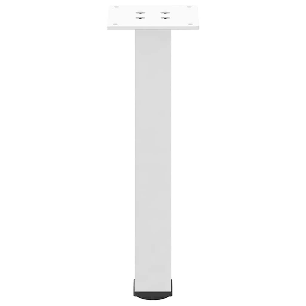 Sofabordben 4 stk. 42-44 cm stål hvid