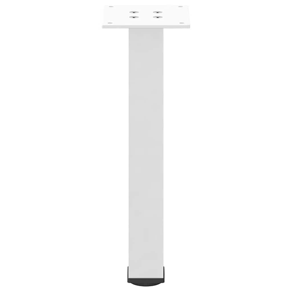 Sofabordben 4 stk. 42-44 cm stål hvid