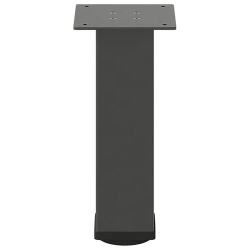 Sofabordben 4 stk. 42-44 cm stål antracitgrå