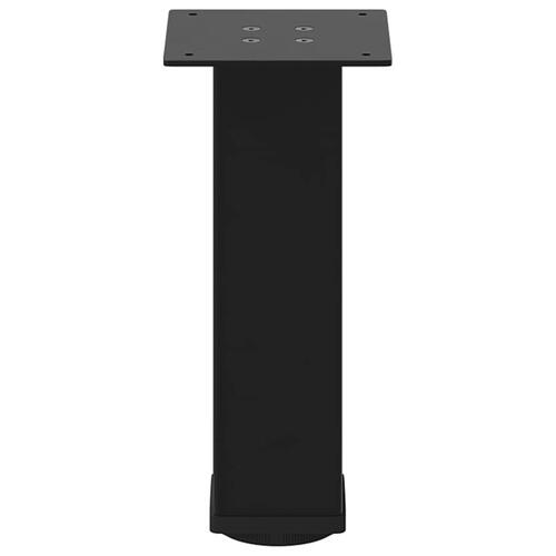 Sofabordben 4 stk. 42-44 cm stål sort