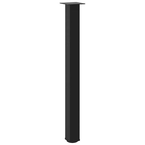 Sofabordben 4 stk. 90-92 cm stål sort