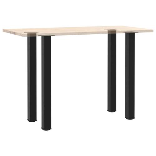 Sofabordben 4 stk. 90-92 cm stål sort