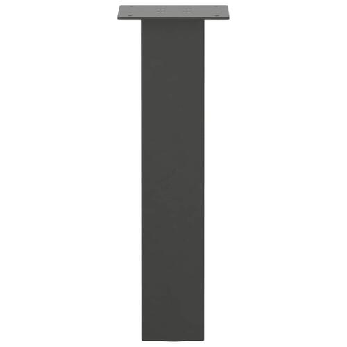 Sofabordben 4 stk. 30 cm stål antracitgrå