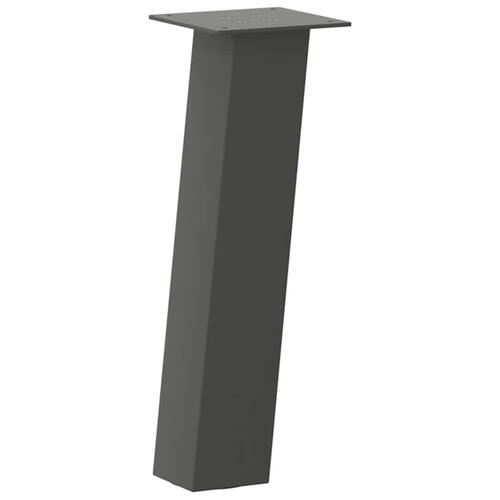 Sofabordben 4 stk. 42 cm stål antracitgrå