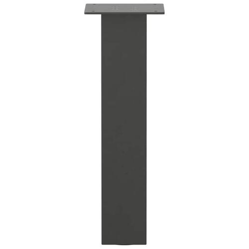 Sofabordben 4 stk. 42 cm stål antracitgrå