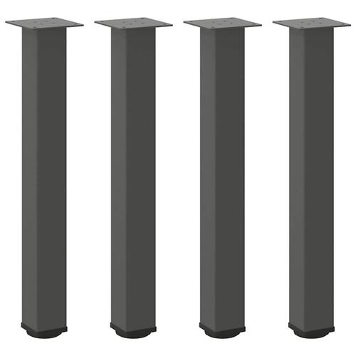 Sofabordben 4 stk. 72-74 cm stål antracitgrå